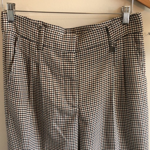 Mexx houndstooth wide leg trouser pants high rise - Picture 5 of 11